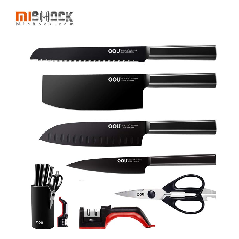 سرویس چاقوی آشپزخانه 7 پارچه شیائومی  Xiaomi OOU Knife Set