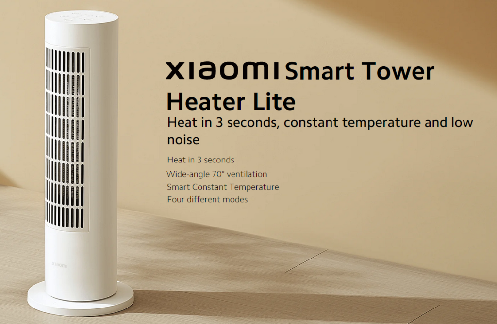 mishock.com Xiaomi Smart Tower Heater Lite بخاری هوشمند شیائومی مدل Smart Tower Heater Lite