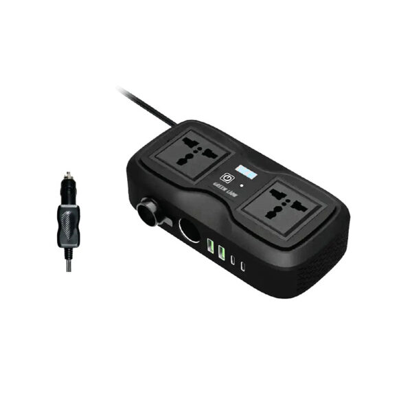 اینورتر و مبدل برق فندکی ماشین GC-233 گرین لاین مدل Green Lion GC-233 Power Inverter