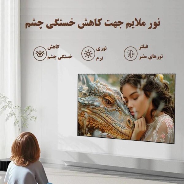 پرده ضدنور ویدئو پروژکتور ونبو 100 اینچ XL مدل Wanbo Fresnel Light Rejecting Screen WBAA06