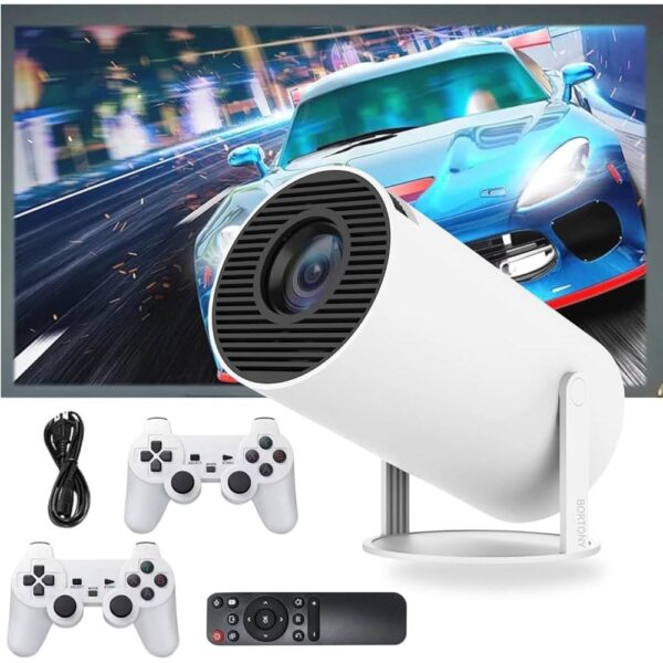 ویدئو پروژکتور قابل حمل مدل Geek space game projector 2 in 1 HY300 A