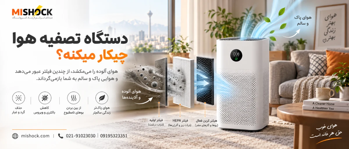 دستگاه تصفیه هوا چیکار میکنه؟